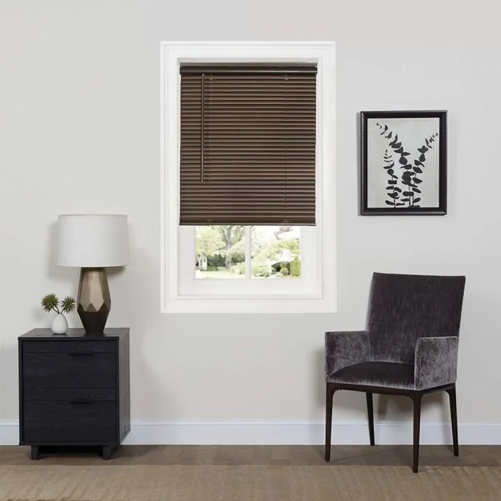36 x 64 in. Cordless GII Deluxe Sundown 1 in. Room Darkening Mini Blind,
